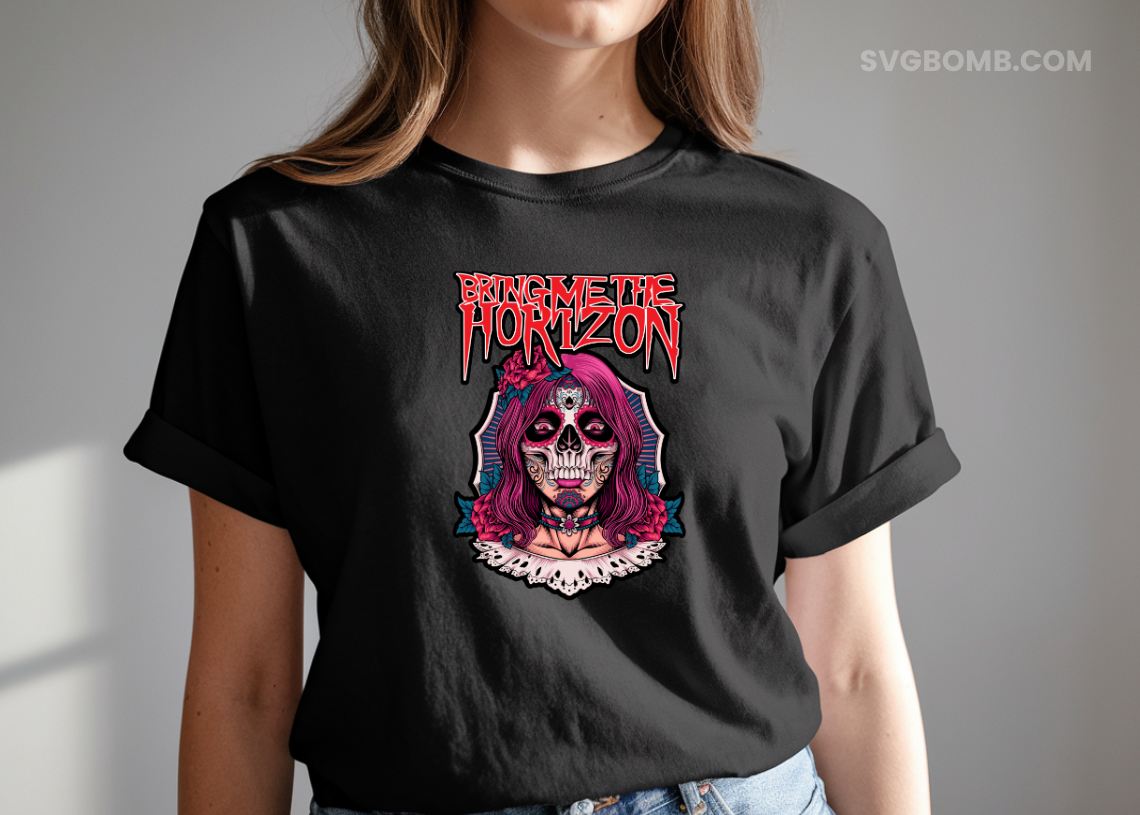 Bring Me the Horizon band t shirt design svgbomb