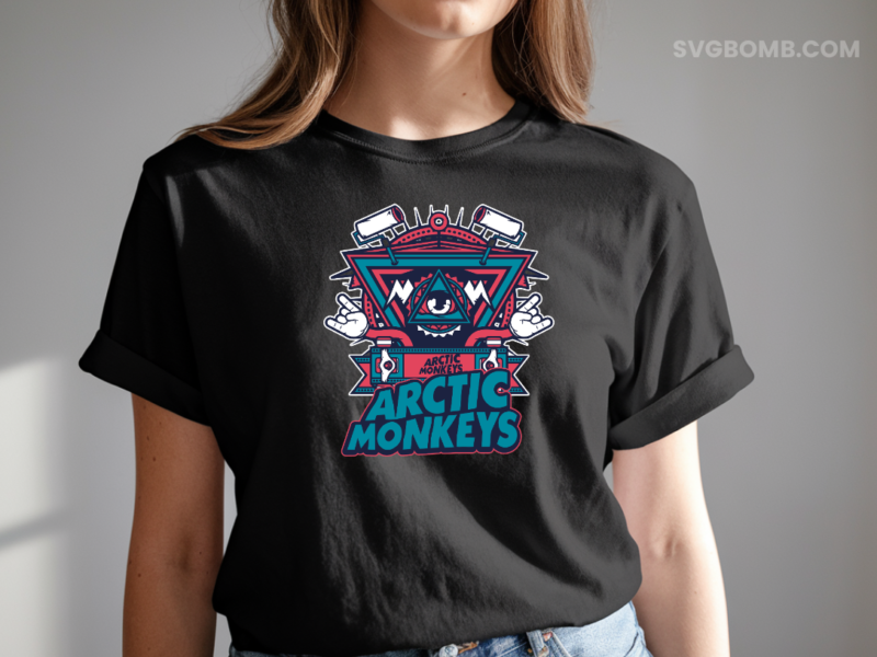 Arctic Monkeys PNG File for DTF