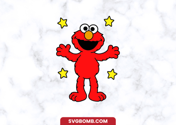 Elmo SVG Cut File
