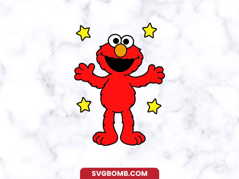 Elmo SVG Cut File