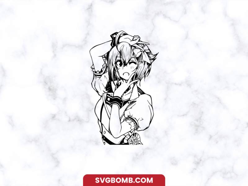 Home svgbomb Anime Ahegao Girl Blink PNG Vector
