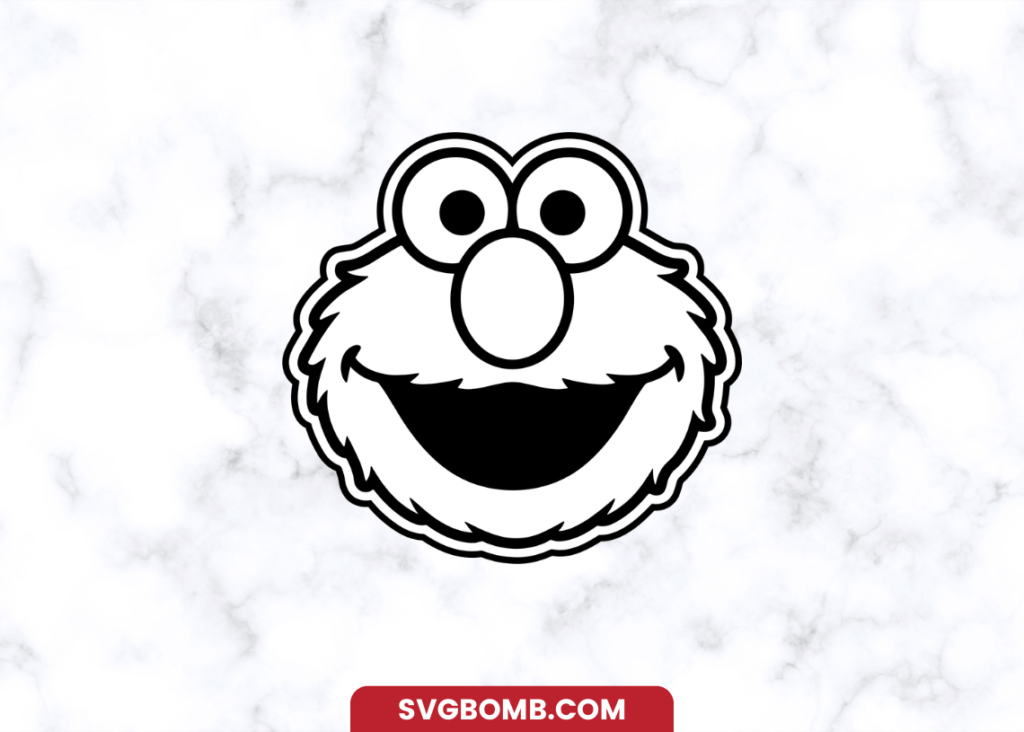 Home svgbomb Elmo Cooking Monster Face SVG Cricut