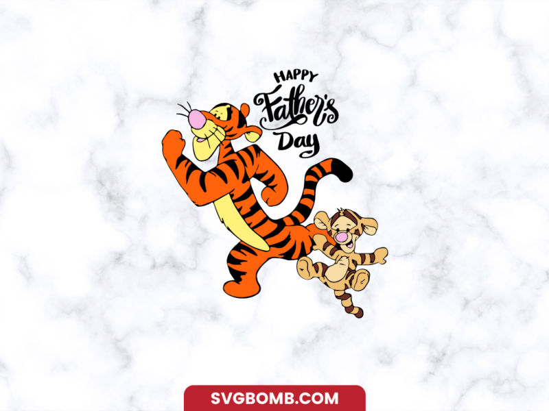 Home svgbomb Happy Fathers Day SVG Tigger Father Winnie the Pooh