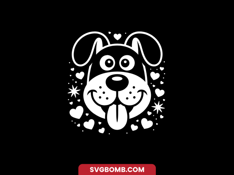 Cartoon Dog Free SVG
