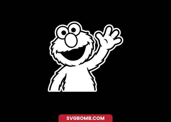 Free Elmo SVG Cut File Cricut