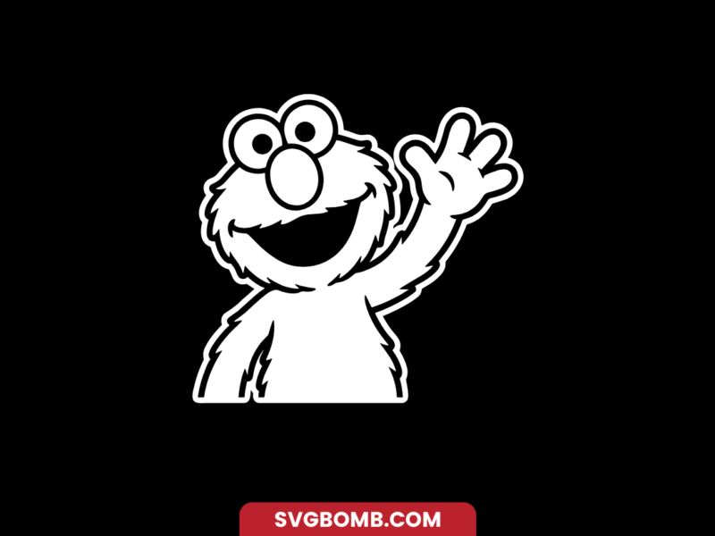 Free Elmo SVG Cut File Cricut