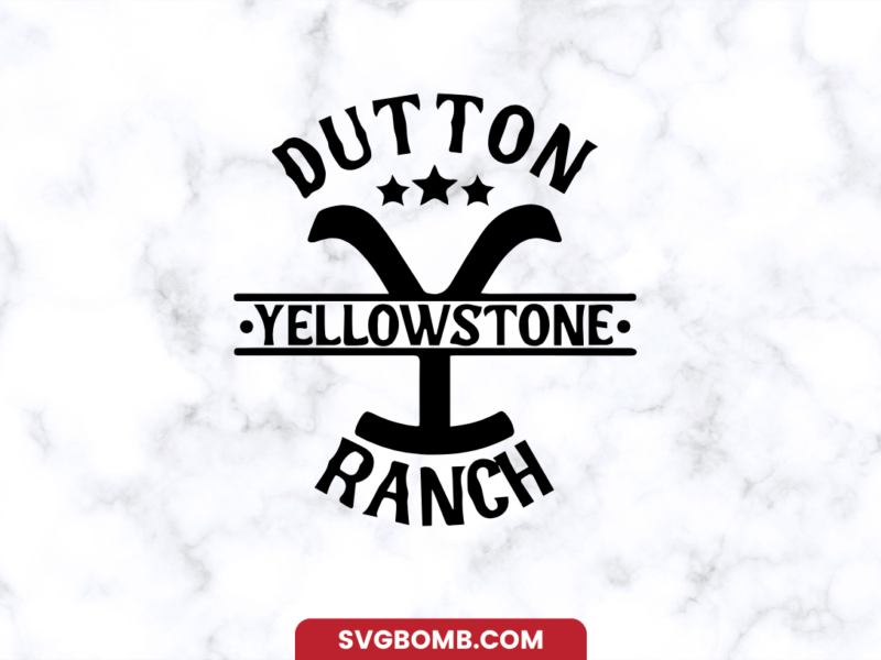 Home svgbomb Yellowstone Dutton Ranch Vector SVG PNG